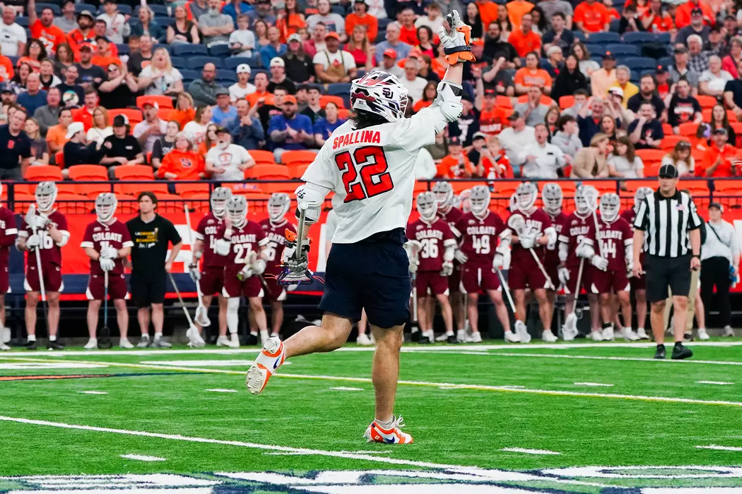 Spallina Becomes Syracuse's All-Time Points Leader in 14-7 Win Over Colgate Image