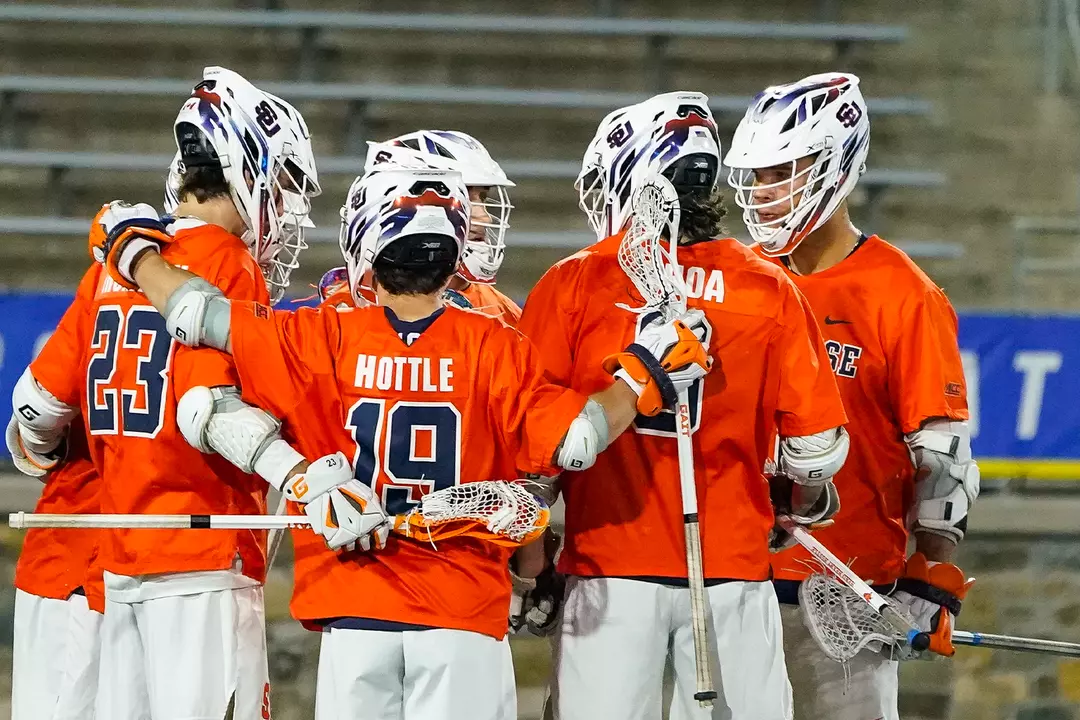 huddle vs UNC at ACCT