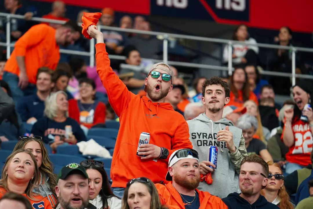 Men's Lacrosse Fans at the Dome