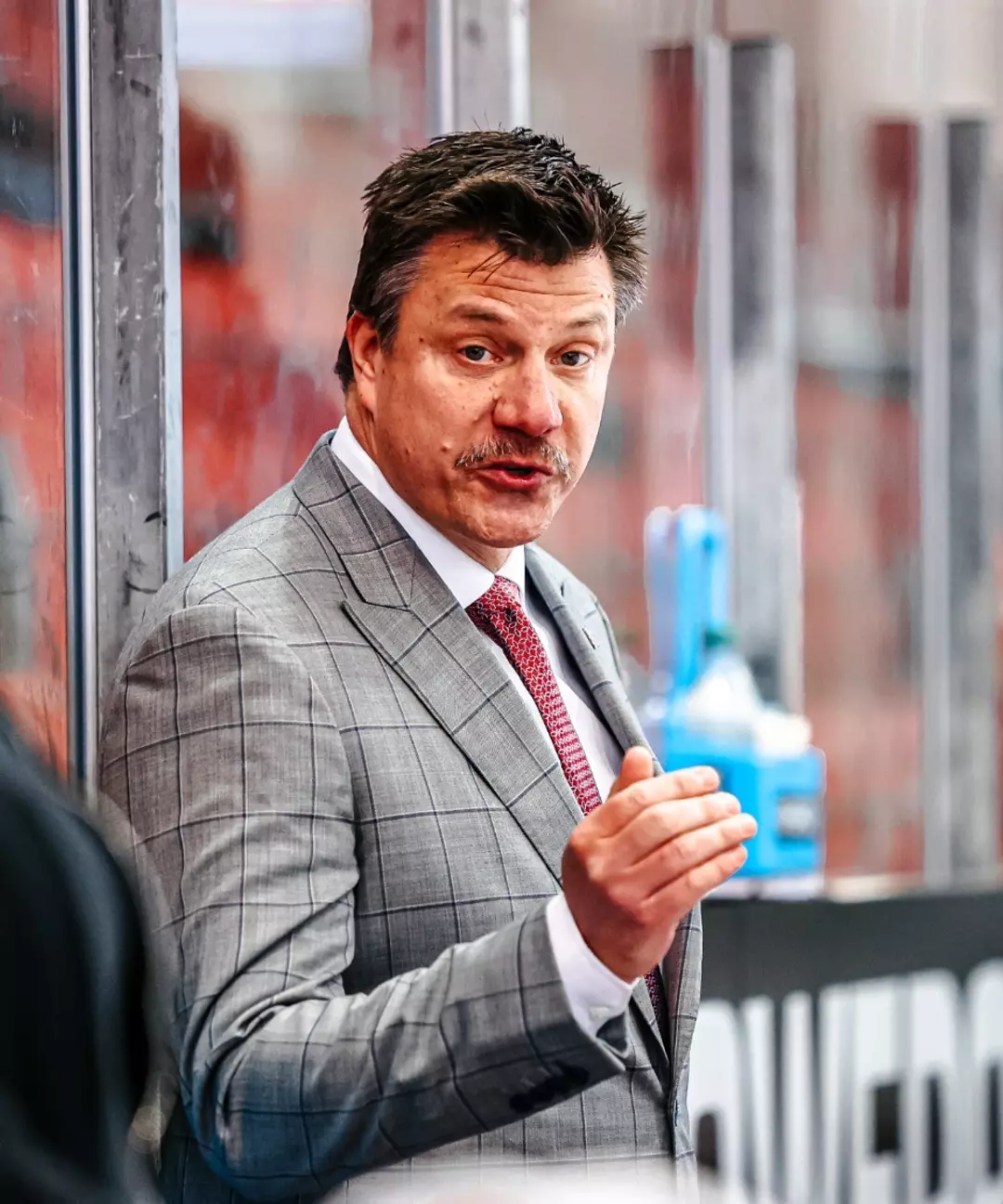 Brian Idalski on Bench at St. Cloud State
