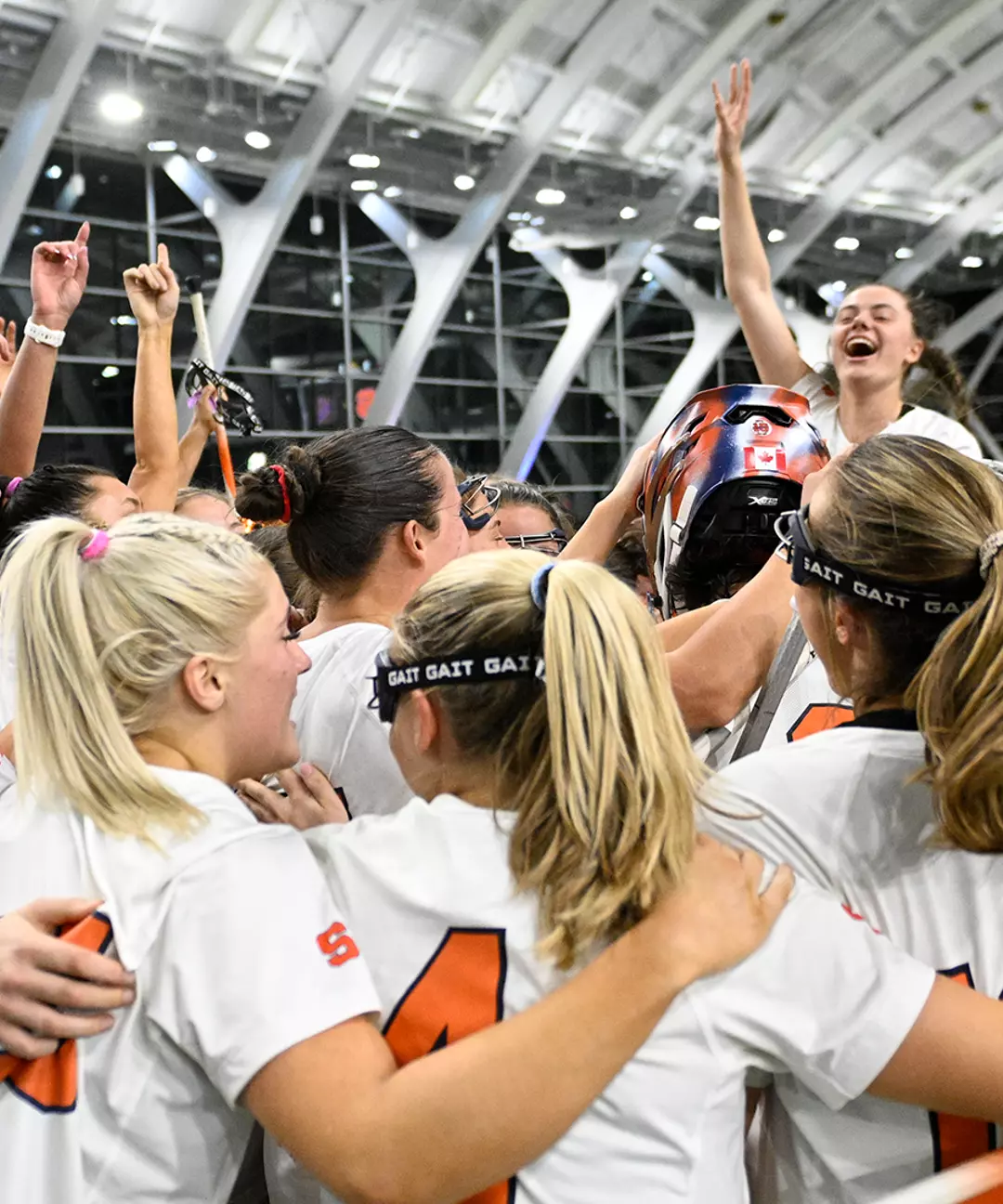 Women's Lacrosse Celebrates a win