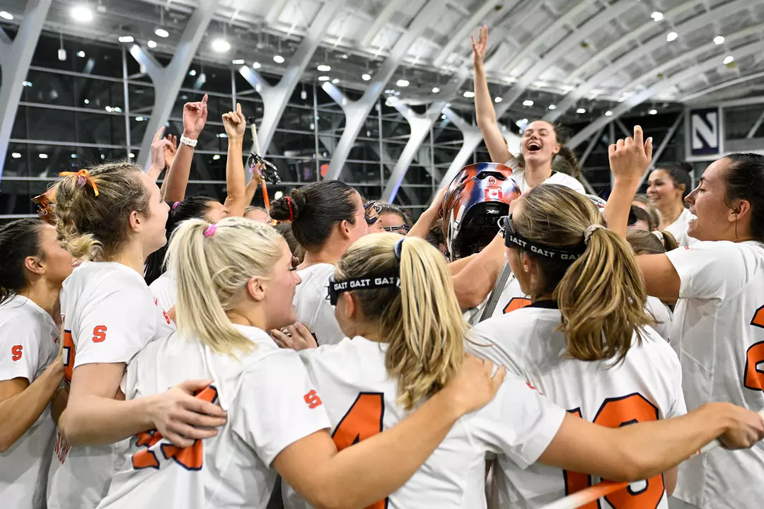 Women's Lacrosse Celebrates a win