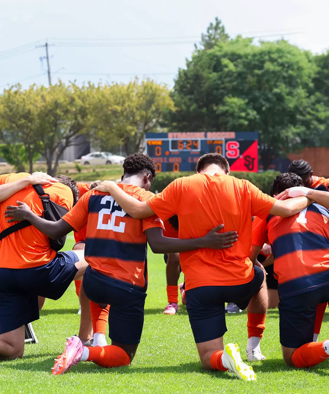 Group huddle