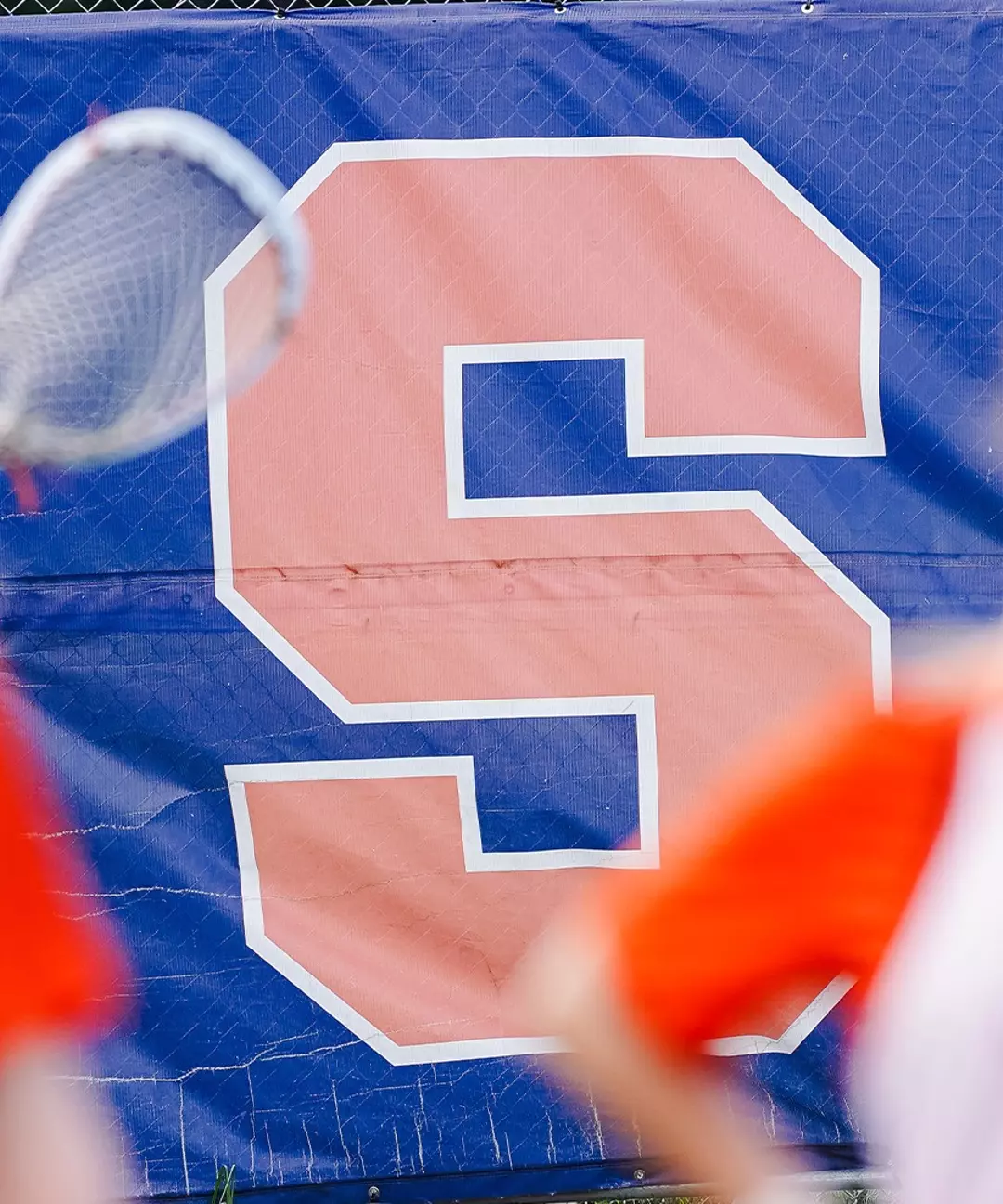 Block S at Women's Lacrosse Practice