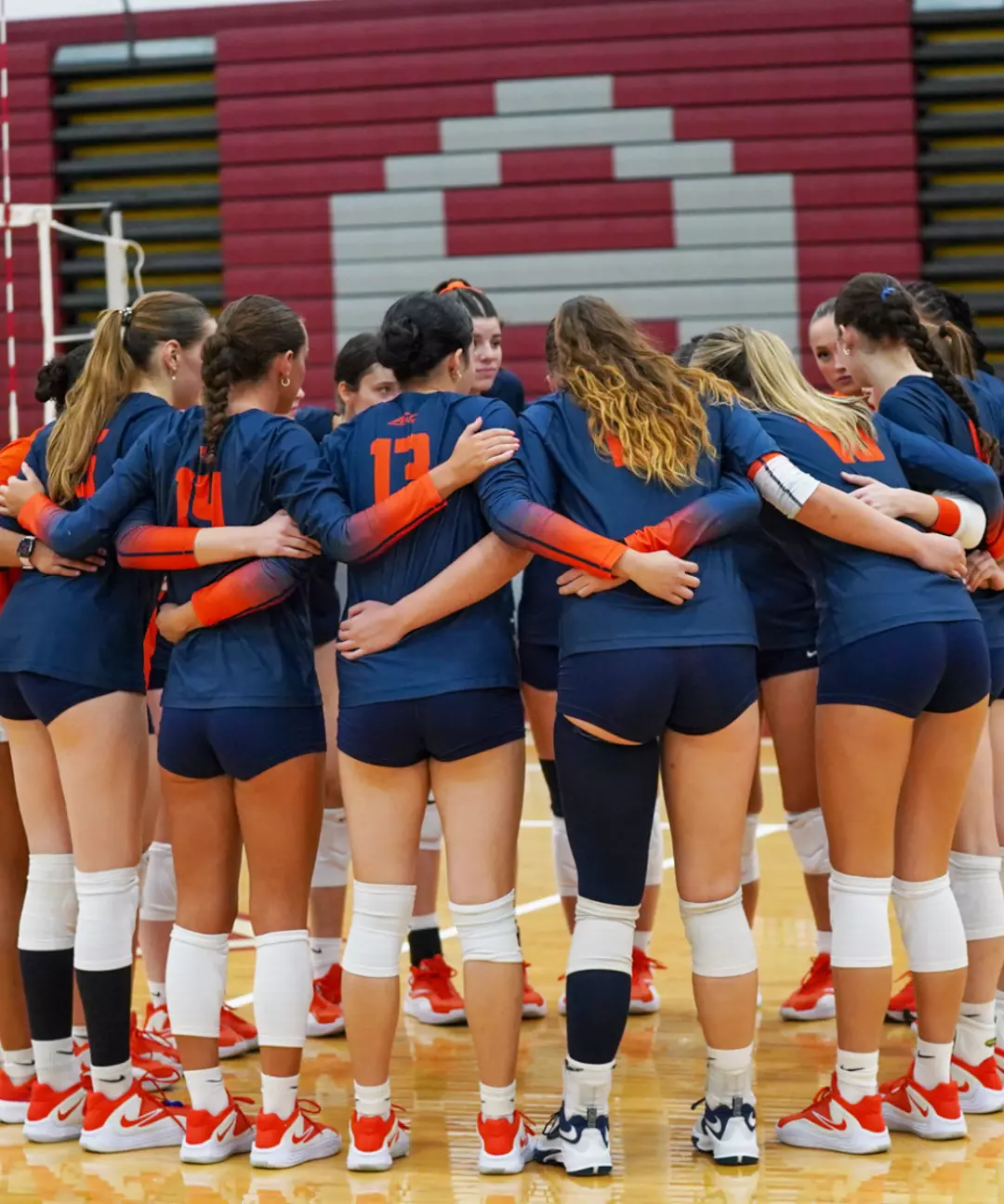 Syracuse Volleyball Team Huddle