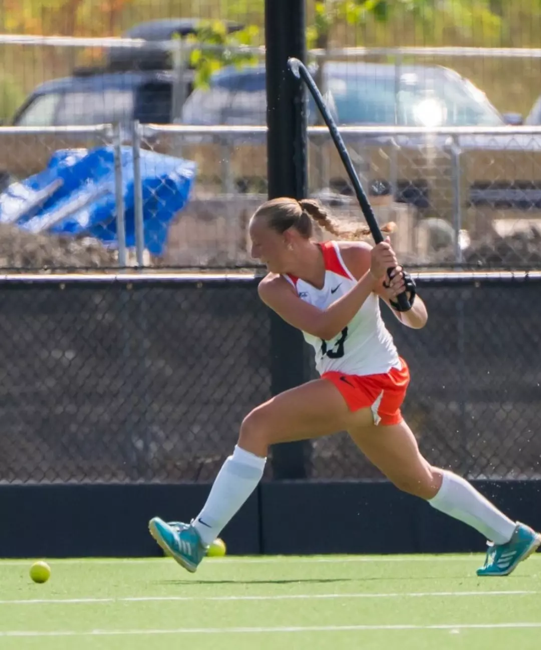 Jovie Weaver Winds Up to Shoot at Cornell