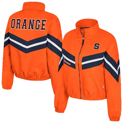 Women's Colosseum Orange Syracuse Orange Thin Ice Full-Zip Windbreaker promo image