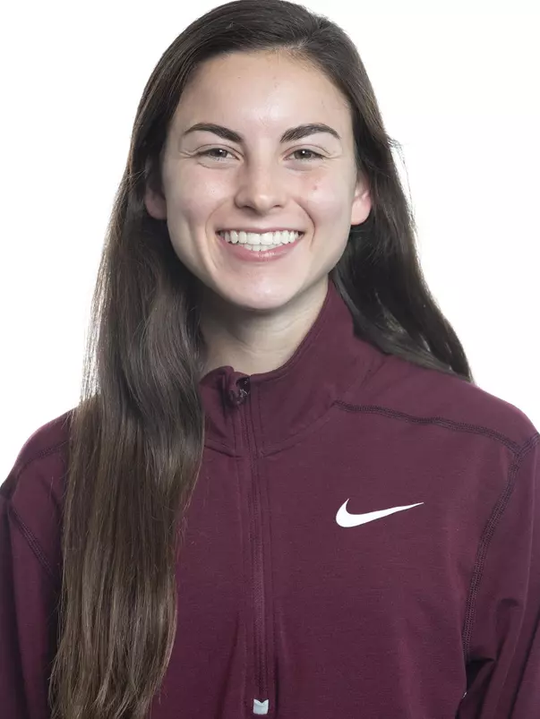 COLLEGE STATION, TX - JANUARY 20, 2020 - Abbey Santoro during track and field headshot day in College Station, TX. Photo By Craig Bisacre/Texas A&M Athletics