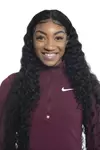 COLLEGE STATION, TX - JANUARY 20, 2020 - Amber Ivy during track and field headshot day in College Station, TX. Photo By Craig Bisacre/Texas A&M Athletics