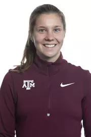 COLLEGE STATION, TX - JANUARY 20, 2020 - Audrey McKnight during track and field headshot day in College Station, TX. Photo By Craig Bisacre/Texas A&M Athletics