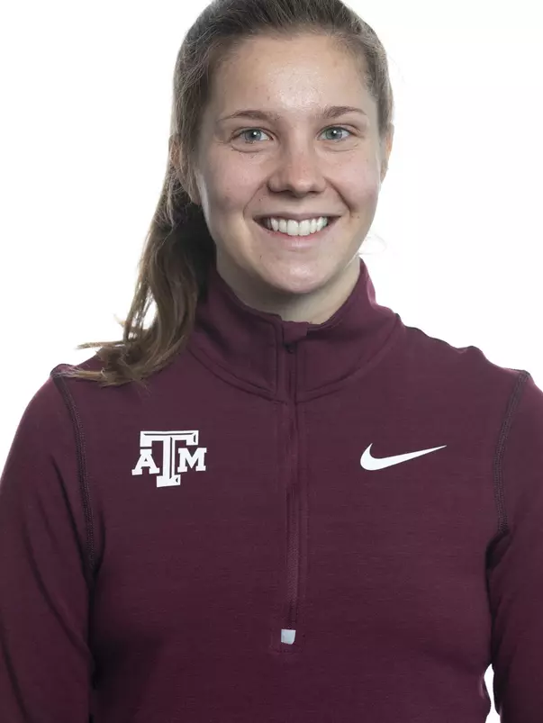 COLLEGE STATION, TX - JANUARY 20, 2020 - Audrey McKnight during track and field headshot day in College Station, TX. Photo By Craig Bisacre/Texas A&M Athletics