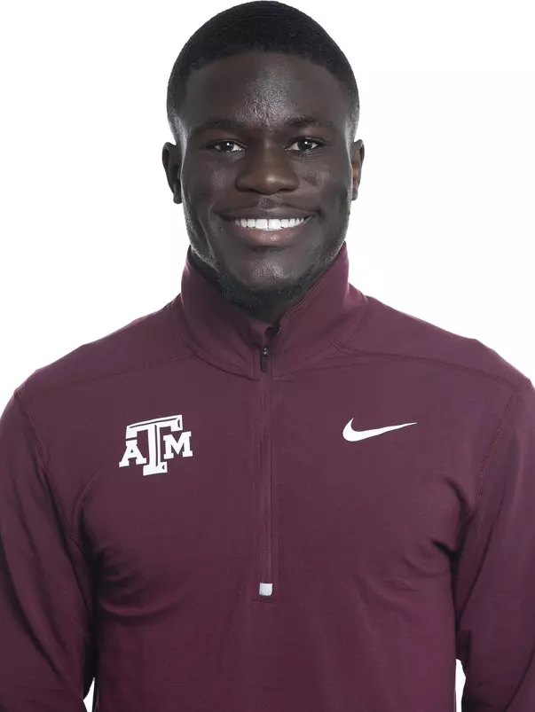 COLLEGE STATION, TX - JANUARY 20, 2020 - Austin Warren during track and field headshot day in College Station, TX. Photo By Craig Bisacre/Texas A&M Athletics