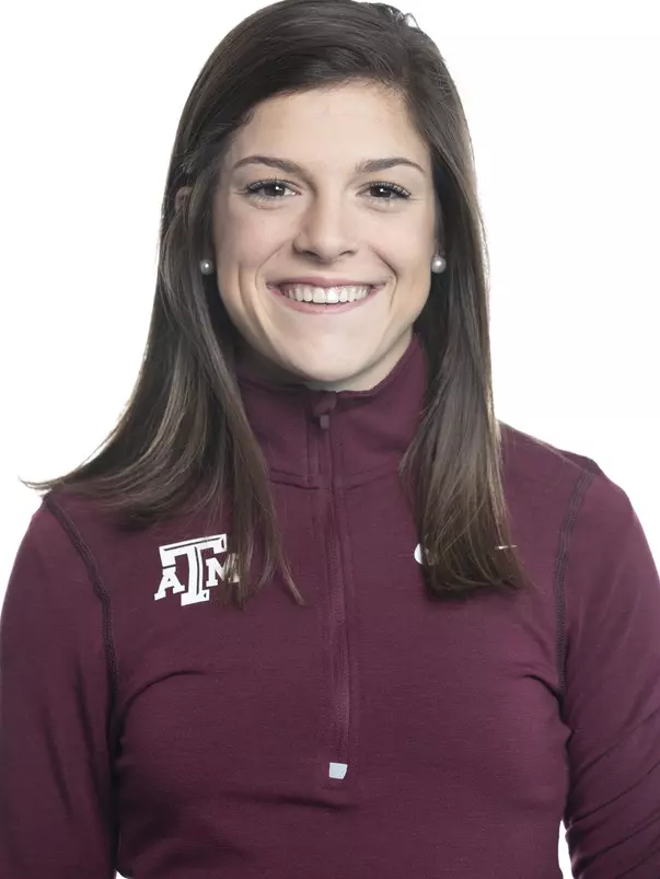 COLLEGE STATION, TX - JANUARY 20, 2020 - Brooke Barrington during track and field headshot day in College Station, TX. Photo By Craig Bisacre/Texas A&M Athletics