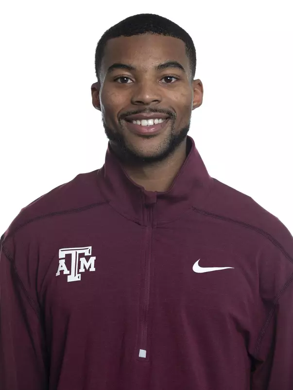 COLLEGE STATION, TX - JANUARY 20, 2020 - Carlton Orange during track and field headshot day in College Station, TX. Photo By Craig Bisacre/Texas A&M Athletics