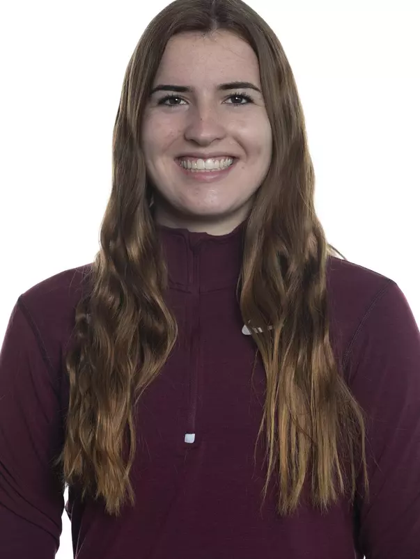COLLEGE STATION, TX - JANUARY 20, 2020 - Carrie Fish during track and field headshot day in College Station, TX. Photo By Craig Bisacre/Texas A&M Athletics
