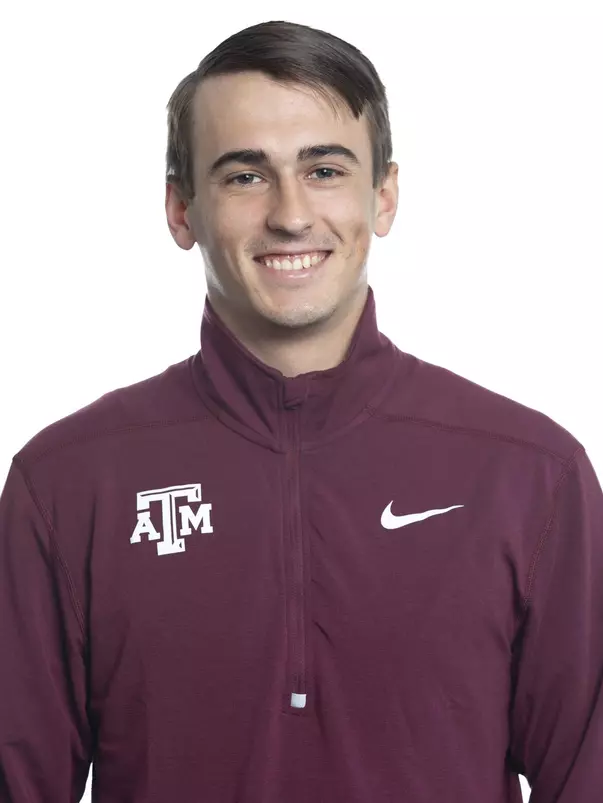 COLLEGE STATION, TX - JANUARY 20, 2020 - Colby Zamzow during track and field headshot day in College Station, TX. Photo By Craig Bisacre/Texas A&M Athletics