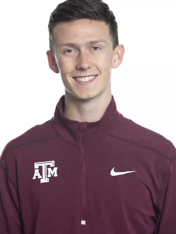 COLLEGE STATION, TX - JANUARY 20, 2020 - Colton Colonna during track and field headshot day in College Station, TX. Photo By Craig Bisacre/Texas A&M Athletics