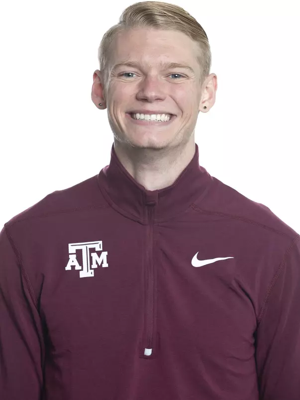 COLLEGE STATION, TX - JANUARY 20, 2020 - DeWitt Thomas during track and field headshot day in College Station, TX. Photo By Craig Bisacre/Texas A&M Athletics