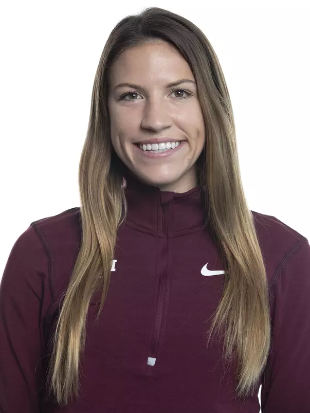 COLLEGE STATION, TX - JANUARY 20, 2020 - Emi McCollum during track and field headshot day in College Station, TX. Photo By Craig Bisacre/Texas A&M Athletics