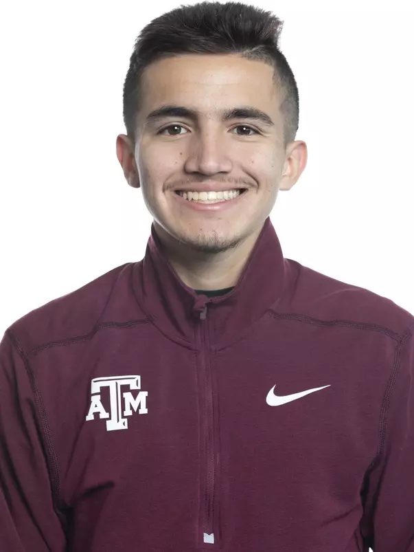 COLLEGE STATION, TX - JANUARY 20, 2020 - Eric Casarez during track and field headshot day in College Station, TX. Photo By Craig Bisacre/Texas A&M Athletics
