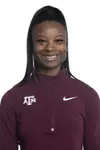 COLLEGE STATION, TX - JANUARY 20, 2020 - Falon Wilson during track and field headshot day in College Station, TX. Photo By Craig Bisacre/Texas A&M Athletics