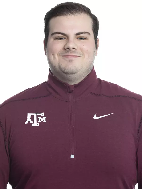 COLLEGE STATION, TX - JANUARY 20, 2020 - Hunter Madore during track and field headshot day in College Station, TX. Photo By Craig Bisacre/Texas A&M Athletics