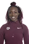 COLLEGE STATION, TX - JANUARY 20, 2020 - Immanuela Aliu during track and field headshot day in College Station, TX. Photo By Craig Bisacre/Texas A&M Athletics