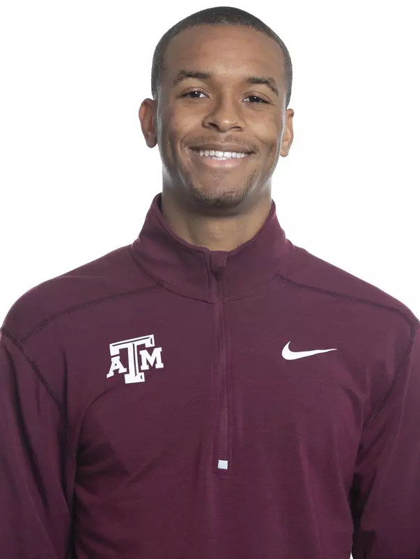 COLLEGE STATION, TX - JANUARY 20, 2020 - JaQwae Ellison during track and field headshot day in College Station, TX. Photo By Craig Bisacre/Texas A&M Athletics