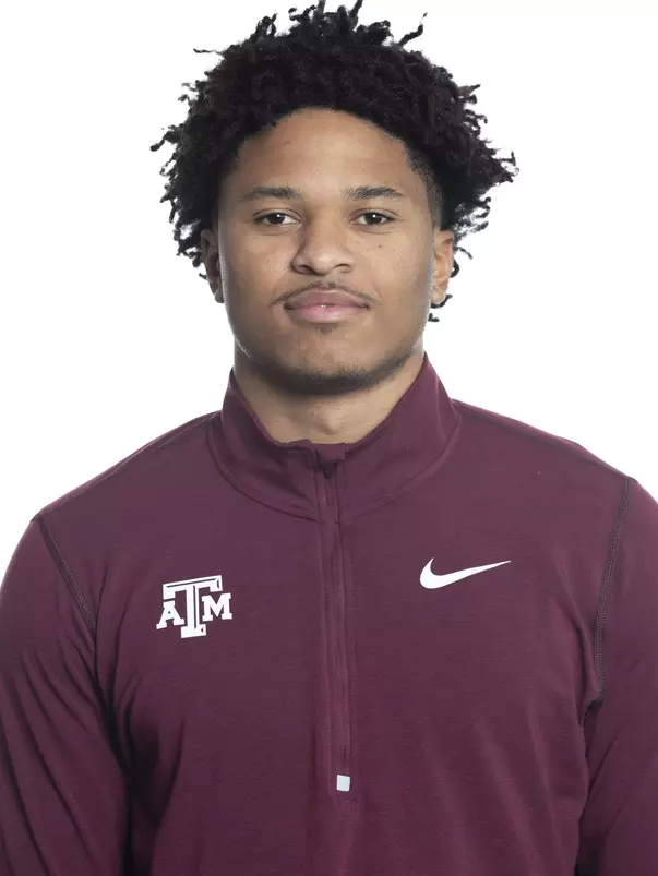 COLLEGE STATION, TX - JANUARY 20, 2020 - Jamal Walton during track and field headshot day in College Station, TX. Photo By Craig Bisacre/Texas A&M Athletics
