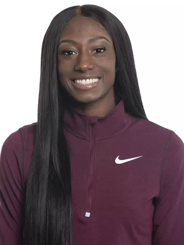 COLLEGE STATION, TX - JANUARY 20, 2020 - Jean Jenkins during track and field headshot day in College Station, TX. Photo By Craig Bisacre/Texas A&M Athletics