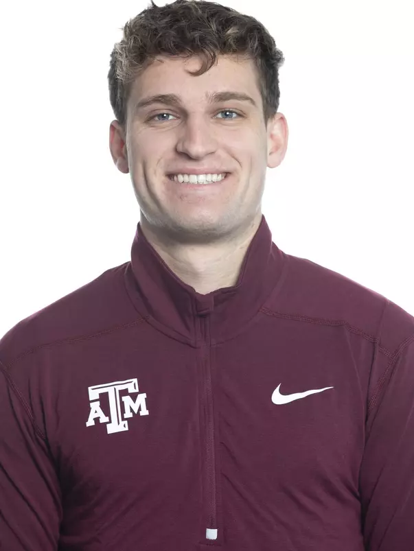 COLLEGE STATION, TX - JANUARY 20, 2020 - Johnathon Blaine during track and field headshot day in College Station, TX. Photo By Craig Bisacre/Texas A&M Athletics