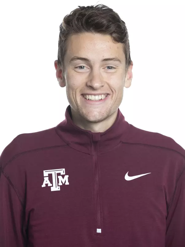 COLLEGE STATION, TX - JANUARY 20, 2020 - Jonathon Bishop during track and field headshot day in College Station, TX. Photo By Craig Bisacre/Texas A&M Athletics