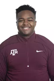COLLEGE STATION, TX - JANUARY 20, 2020 - Josh Moses during track and field headshot day in College Station, TX. Photo By Craig Bisacre/Texas A&M Athletics