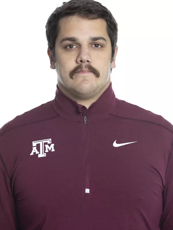 COLLEGE STATION, TX - JANUARY 20, 2020 - Joshua Brown during track and field headshot day in College Station, TX. Photo By Craig Bisacre/Texas A&M Athletics