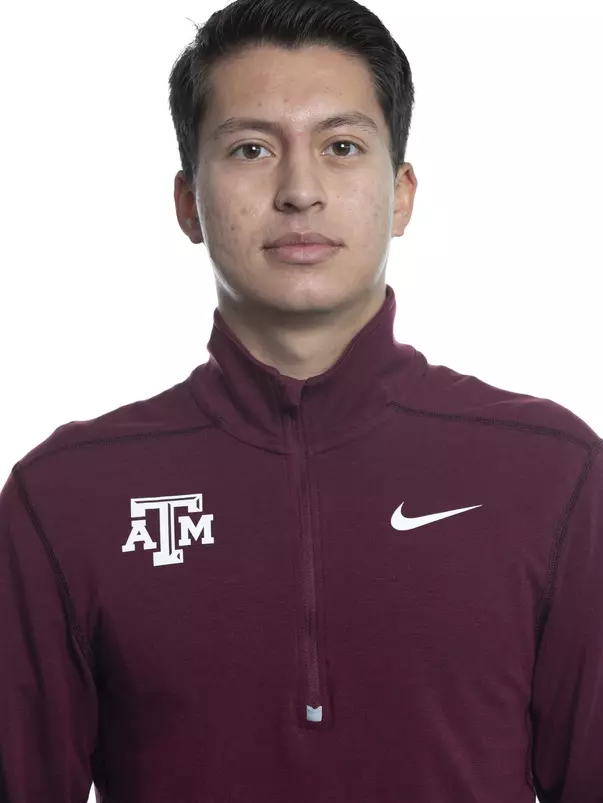 COLLEGE STATION, TX - JANUARY 20, 2020 - Juan Arcila during track and field headshot day in College Station, TX. Photo By Craig Bisacre/Texas A&M Athletics