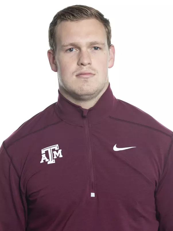COLLEGE STATION, TX - JANUARY 20, 2020 - KJ Grimes during track and field headshot day in College Station, TX. Photo By Craig Bisacre/Texas A&M Athletics