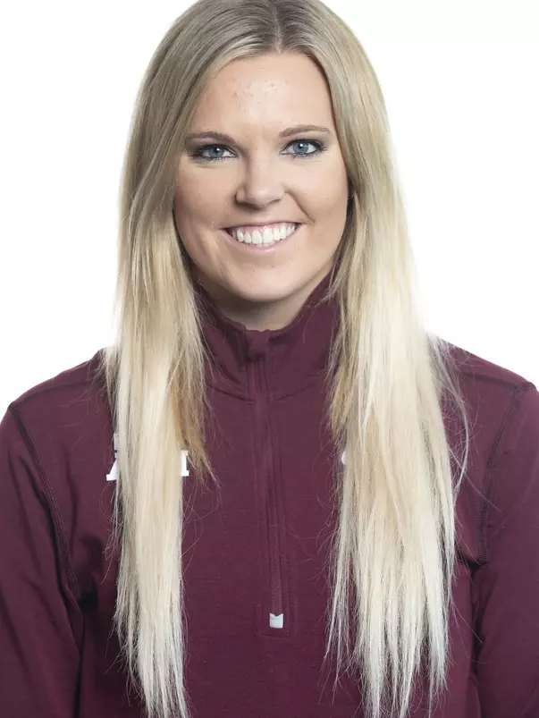 COLLEGE STATION, TX - JANUARY 20, 2020 - Katie Aldredge during track and field headshot day in College Station, TX. Photo By Craig Bisacre/Texas A&M Athletics
