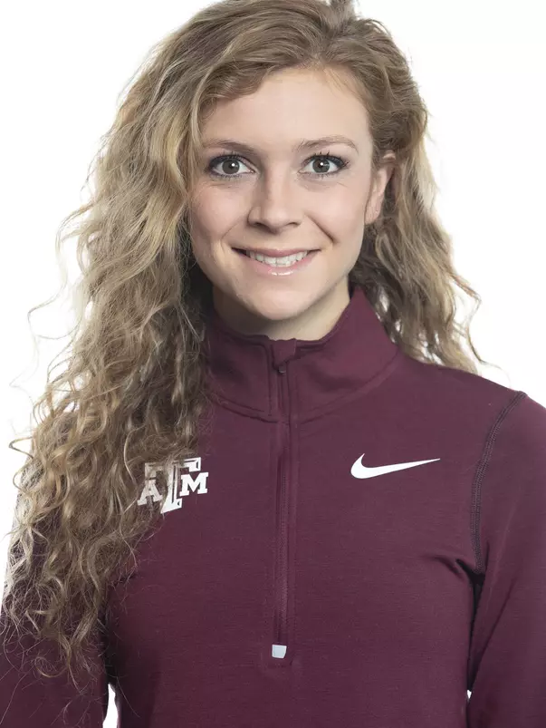 COLLEGE STATION, TX - JANUARY 20, 2020 - Kelsie Warren during track and field headshot day in College Station, TX. Photo By Craig Bisacre/Texas A&M Athletics