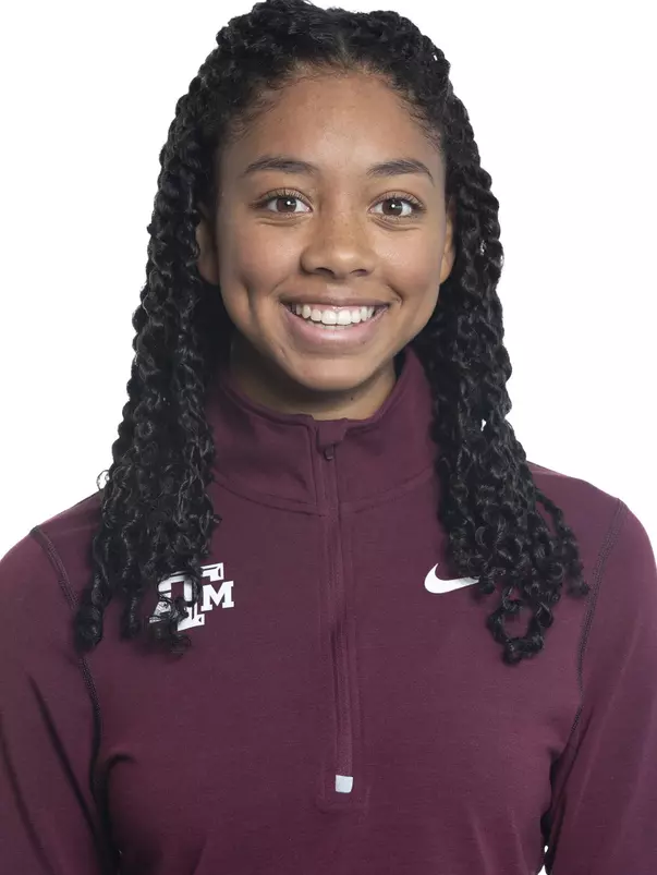 COLLEGE STATION, TX - JANUARY 20, 2020 - Kim Dow during track and field headshot day in College Station, TX. Photo By Craig Bisacre/Texas A&M Athletics