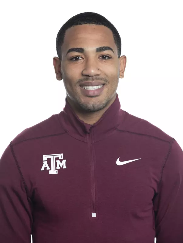 COLLEGE STATION, TX - JANUARY 20, 2020 - Lagarious McQuirter during track and field headshot day in College Station, TX. Photo By Craig Bisacre/Texas A&M Athletics
