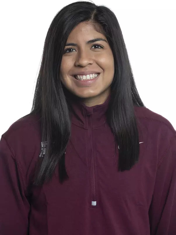 COLLEGE STATION, TX - JANUARY 20, 2020 - Lauryn Barrientos during track and field headshot day in College Station, TX. Photo By Craig Bisacre/Texas A&M Athletics