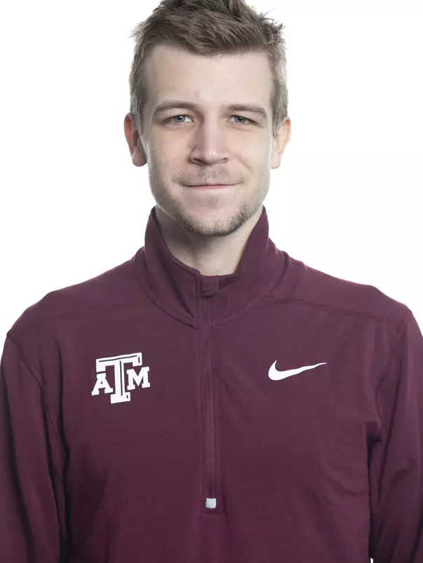 COLLEGE STATION, TX - JANUARY 20, 2020 - Levi Alexander during track and field headshot day in College Station, TX. Photo By Craig Bisacre/Texas A&M Athletics