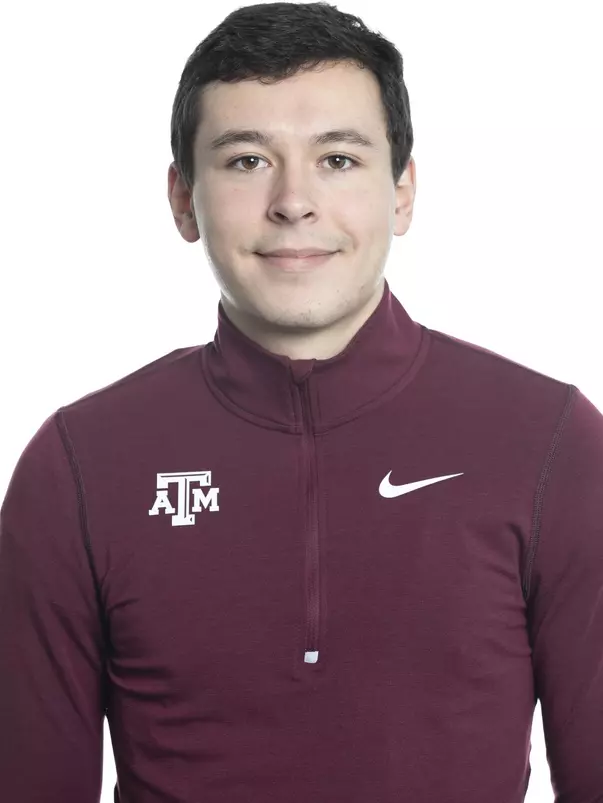COLLEGE STATION, TX - JANUARY 20, 2020 - Michael Schmuhl during track and field headshot day in College Station, TX. Photo By Craig Bisacre/Texas A&M Athletics