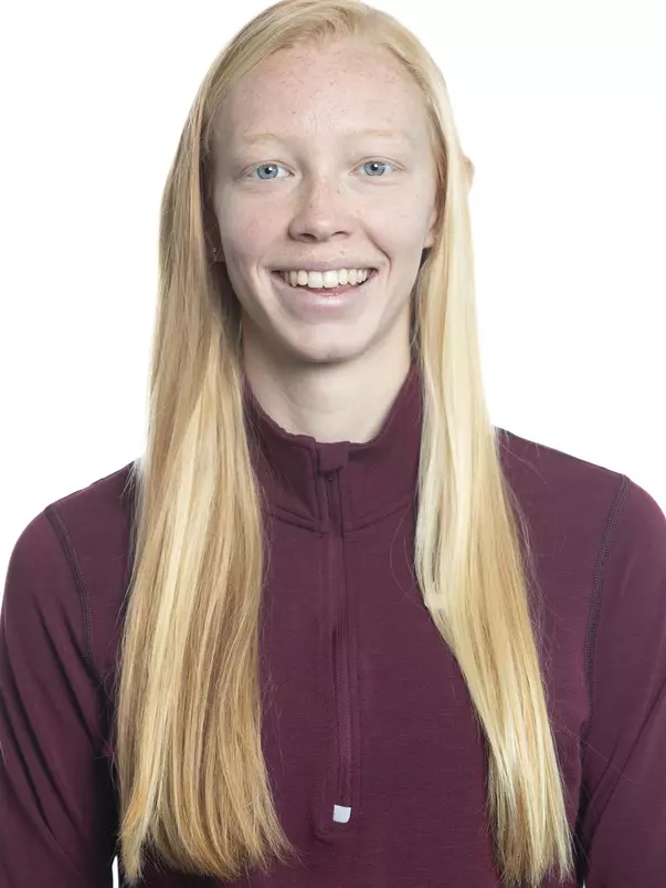 COLLEGE STATION, TX - JANUARY 20, 2020 - Michala Janssen during track and field headshot day in College Station, TX. Photo By Craig Bisacre/Texas A&M Athletics