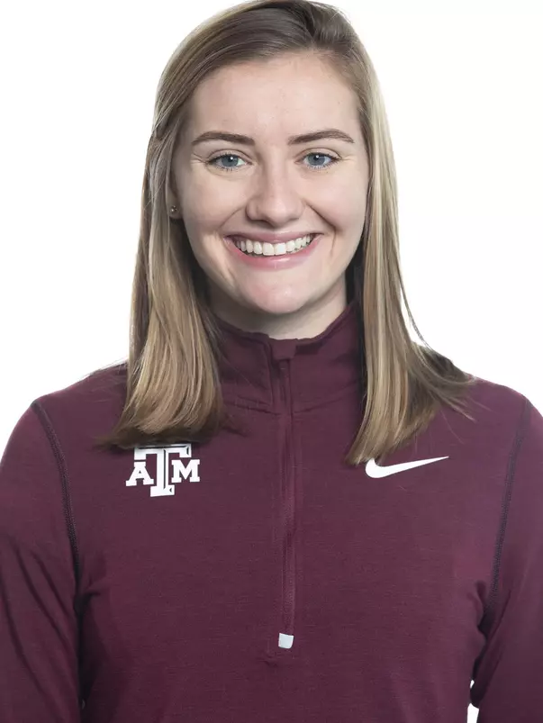COLLEGE STATION, TX - JANUARY 20, 2020 - Morgan Michals during track and field headshot day in College Station, TX. Photo By Craig Bisacre/Texas A&M Athletics