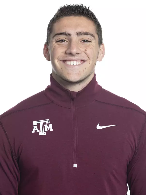 COLLEGE STATION, TX - JANUARY 20, 2020 - Nickolas Mirabelli during track and field headshot day in College Station, TX. Photo By Craig Bisacre/Texas A&M Athletics