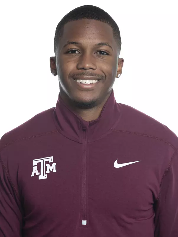 COLLEGE STATION, TX - JANUARY 20, 2020 - Patrick Johnson II during track and field headshot day in College Station, TX. Photo By Craig Bisacre/Texas A&M Athletics