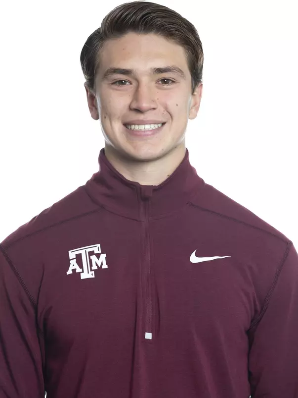 COLLEGE STATION, TX - JANUARY 20, 2020 - Quentin Zapata during track and field headshot day in College Station, TX. Photo By Craig Bisacre/Texas A&M Athletics
