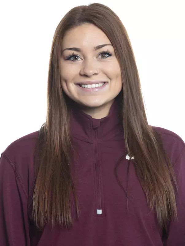 COLLEGE STATION, TX - JANUARY 20, 2020 - Riley Schneider during track and field headshot day in College Station, TX. Photo By Craig Bisacre/Texas A&M Athletics