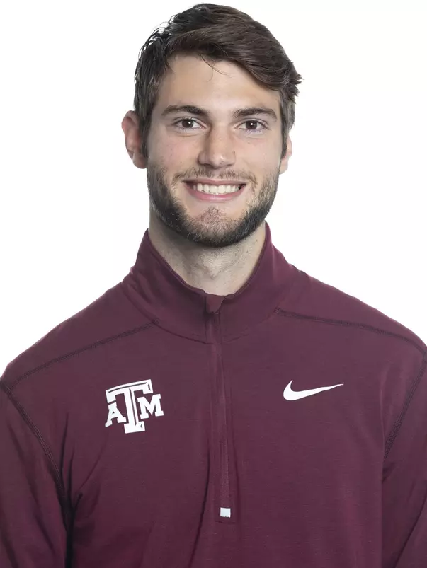 COLLEGE STATION, TX - JANUARY 20, 2020 - Robert Woodworth during track and field headshot day in College Station, TX. Photo By Craig Bisacre/Texas A&M Athletics